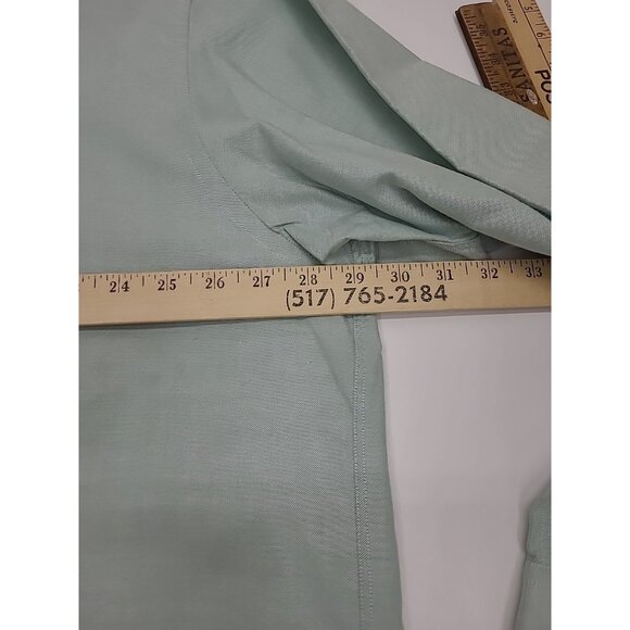 Brooks Brothers 346 Button Up Shirt Men's Size XXL Green 100% Supima Cotton - Picture 3 of 7